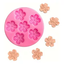 Molde Silicona Flores De Ciruelo Fondant Porcelana Fria