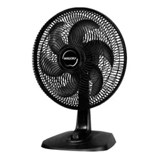 Ventilador De Mesa Mallory 30cm Preto Com 6 P 127v