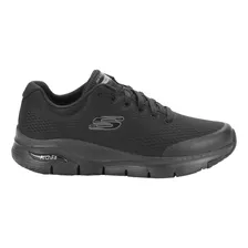 Tênis Skechers Arch Fit Masculino Preto Dia A Dia