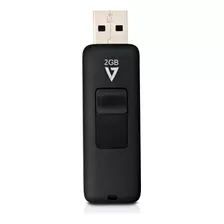 V7 Vf22gar-3n - Memoria Usb 2.0 (2 Gb, Conector Usb Retrctil
