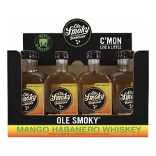 Caja 12 Whiskey Ole Smoky Mango Habanero Miniatura