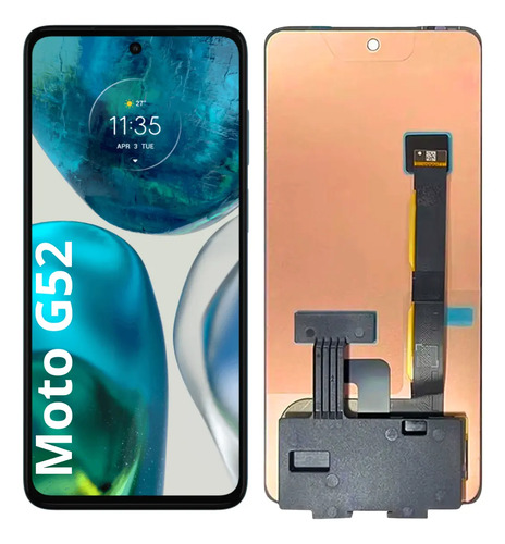Motorola Tela Displaylcd Moto G52 / G72 / G82 / Edge30 Display LCD Sem Aro + Pelicula