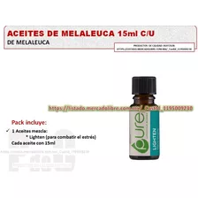 Aceites Melaleuca 100% Puros, Aceite De Lighten 15ml