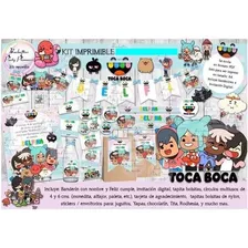 Kit Imprimible Candy Bar Toca Boca Toca Life 100% Editable