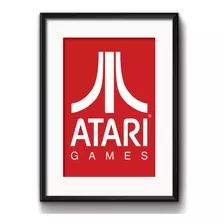 Quadro Atari Game Retro Rs2 Decoracao Quarto Vidro Paspatur