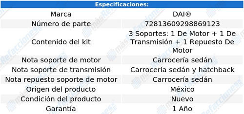 Rep Sop Motor+ Sop Motor/ Caja 207 L4 1.6l 10 Al 11 Dai Foto 2