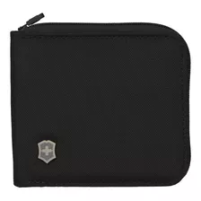 Carteira Nylon Preta Zíper Ta 5.0 Bi-fold C/ Rfid Victorinox