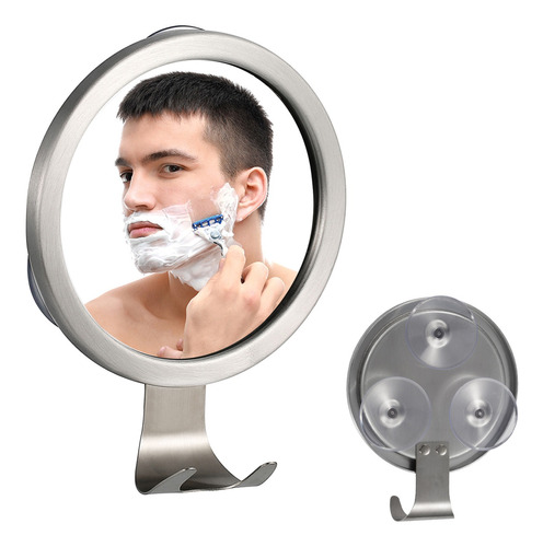 Espejo De Afeitar De Ducha Sin Niebla Para Baño Con Succión