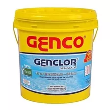 Balde Genclor Cloro Estabilizado Granulado 10kg - Genco