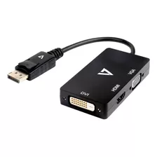 V7 Adaptador Displayport (m) A Vga, Hdmi O Dvi (f) - Negro -