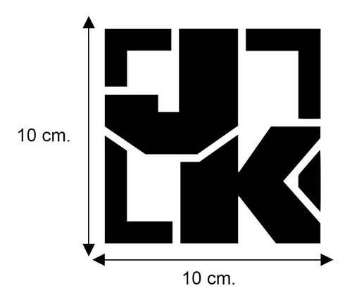 Par Calcomanias Logo Jeep Wrangler Jk Foto 2