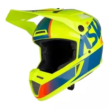 Capacete Asw Bridge Amarelo Fluor Motocross Promoção 