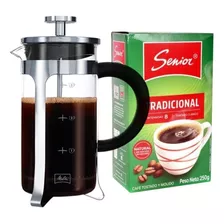 Cafetera De Prensa Francesa Melitta Ac.inox Mas 250grs Cafe 