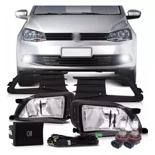 Kit Farol Milha Neblina Gol Voyage G6 2013 2014 2015 + Brind