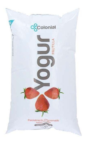 Yogur Granja Pocha X1 Litro Frutilla