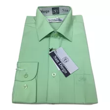 Camisa Hombre Verde Manzana Claro