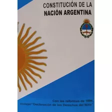 Libro Constitucion De La Nacion Argentina 