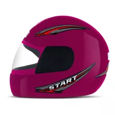 Capacete Integral Fechado Mixs Start Viseira 2mm C/ Nf