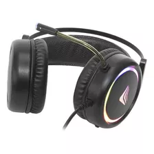 Headset Gamer Evus F-13 Miracle Cor Preto Cor Da Luz Rgb