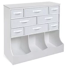 Storage Station 8 Cubby Unidad Organizadora De 3 Contenedore