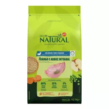 Alimento Natural Super Premium Para Cão Adulto De Raça Mini E Pequena Sabor Frango E Arroz Integral Em Sacola De 10.1kg