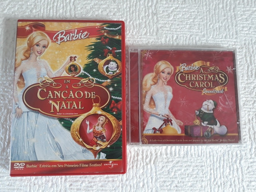 Dvd Cd Combo Barbie Christmas Natal Frete Grátis 