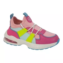 Tenis Urbano Belinda Peregrin 3210 Rosa Con Azul Para Niña