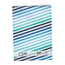 Block Alfa A5 14,8x21 Cm Ray / Cuadric / Liso Por 80 Hojas