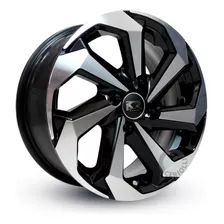 Jogo De Rodas Aro 13 Celta Corsa Clio 4x100 + Bicos Cor Preto Diamantado 4x100