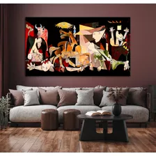 Cuadro Abstracto Guernica Sala Comedor Moderno Canvas 150x84