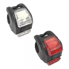 Lanterna Bike Pisca Led Elleven Kit 2 Unidades Sinalizador Cor Preto