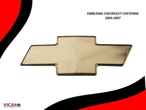 Emblema Para Parilla Chevrolet Silverado Cheyenne 2003-2007 Foto 3
