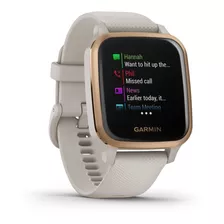 Relógio Smartwatch Garmin Venu Sq Music Areia/rose Gold