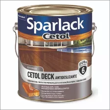 Verniz Cetol Deck Semibrilho 3,6l Sparlack Antidesliszante Cor Natural