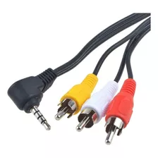 3.5 Mm Plug Aux Auxiliar A 3 Rca Av Audio Video Tv Cable Cab