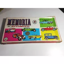 Vintage Juego De Mesa Memoria Del Automóvil Montecarlo 