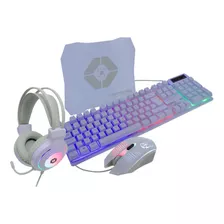 Kit Gamer Vortred V-930662 Audifonos,mouse,teclado,mouse Pad