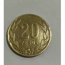 Moneda De 20 Pesos 1988