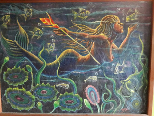 Pintura De La Selva: Sixto Saurin Pua -   La Sirena 