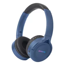Auriculares On-ear Inalámbricos Bluetooth Awk17 Azules