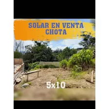Solar En Venta En Chota.