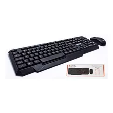 Kit Teclado E Mouse Office S/fio 1200 Dpi Preto Tc3210 Hayom