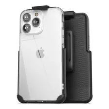 Funda Transparente Con Clip Para iPhone 14 Pro Max