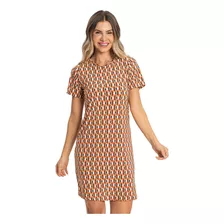 Vestido Recorte Duplo Liganete Strong Rovitex Laranja