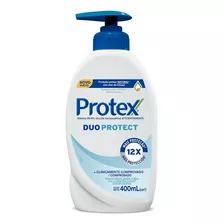 Sabonete Líquido Para Mãos Antibacteriano Duo Protect 400ml Protex