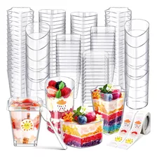 Mini Vasos Postre Mesa Snacks Fiestas Cumpleaños 120pz Cucha