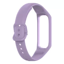 Pulseira Para Galaxy Fit2 Smartwatch Silicone Sport R220 Cor Roxo Malva