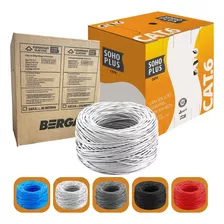 Cabo De Rede Cat6 100 Metros Cinza Furukawa Soho Plus