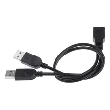 Cabo De Dados Usb Splitter Fêmea Para 2 Portas Macho (soment