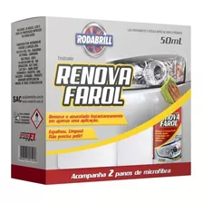 Renovador De Farol Acrilico Rodabrill Limpa Remove Fosco